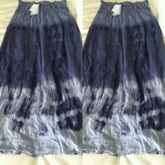 . Dresses & Skirts - Boho double slit maxi skirt