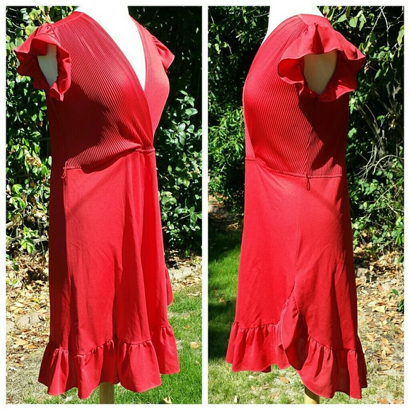 ๐VINTAGE HPร2๐ Sexy Red Dress - Picture 3 of 4