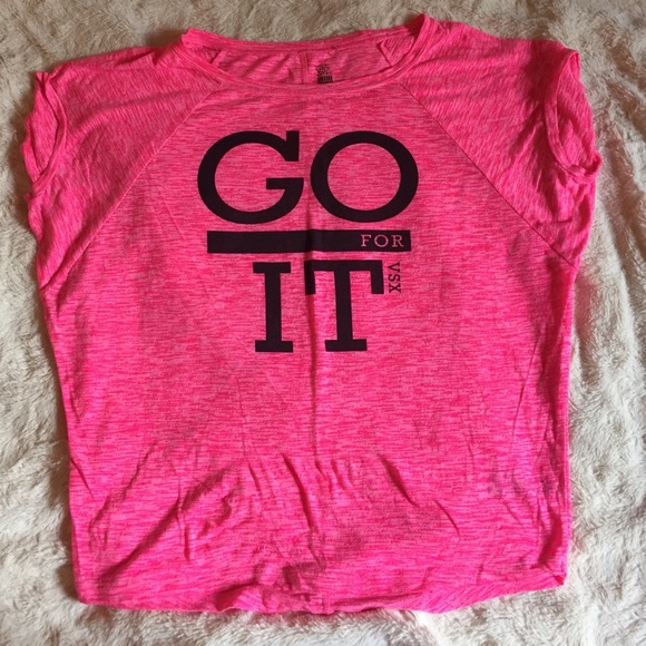 Victoria's Secret Tops - VS off the shoulder work out Tee!