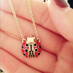 Kate spade ladybug necklace