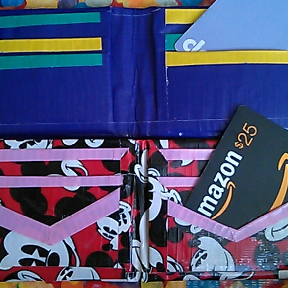 2 bi-fold duct tape wallets - Picture 2 of 4