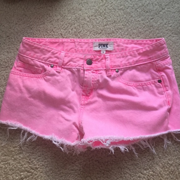 VS Pink Jean Shorts