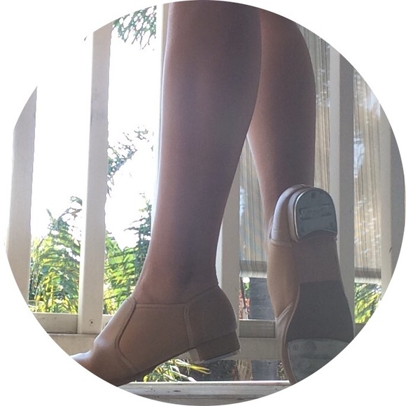 Tan Tap Shoes (Barely used) - Picture 1 of 3