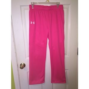 Pink Under Armour Sweatpants