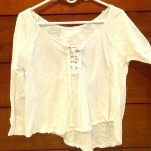 Free People white shirt