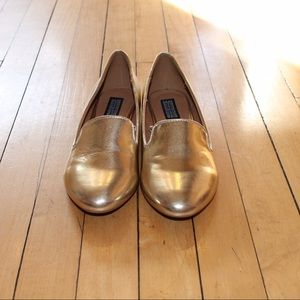 Deena & Ozzy Metallic Loafers