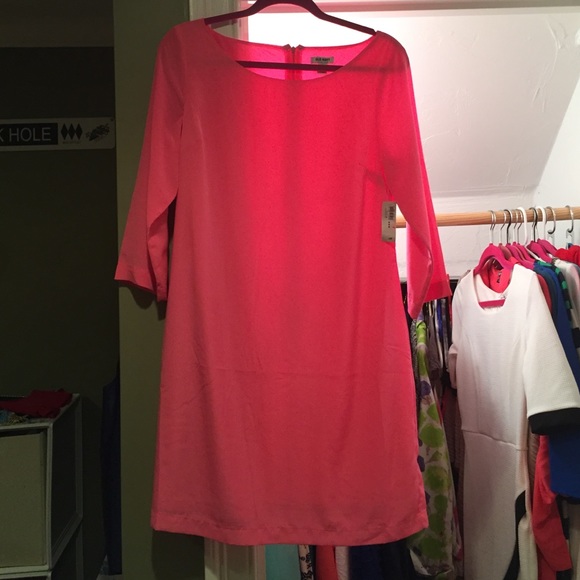New hot pink old navy shift dress