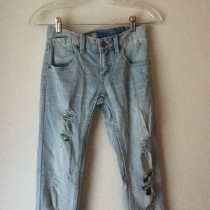 Free People Ripped Skinny Jeans