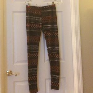 "See You Monday" printed leggings