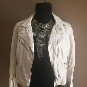 H&M Vegan Leather (faux) MOTO Jacket