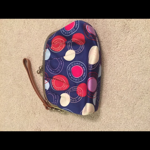 Coach clutch wristlet