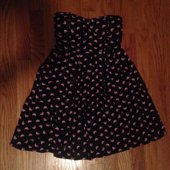 Strapless Sweetheart Bird Dress