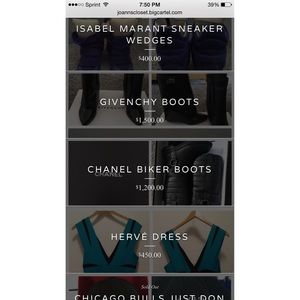 Also check out my site Joannscloset.bigcartel.com