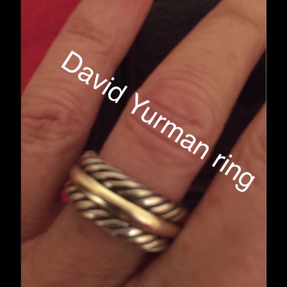 David Yurman Accessories - David Yurman gold and silver band