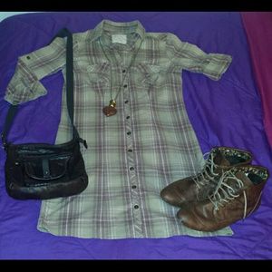 ☆SALE :D☆ Cute "Flannel" Dress/Tunic!