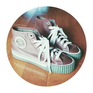 Custom Leather High Tops