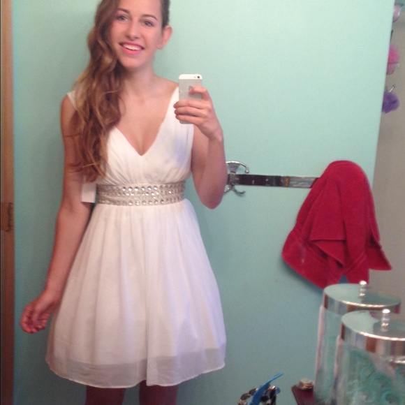 White Homecoming Dress NWT