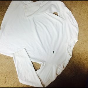 MENS Lacoste White Long Sleeve