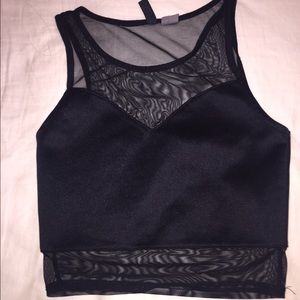 H&m mesh crop top