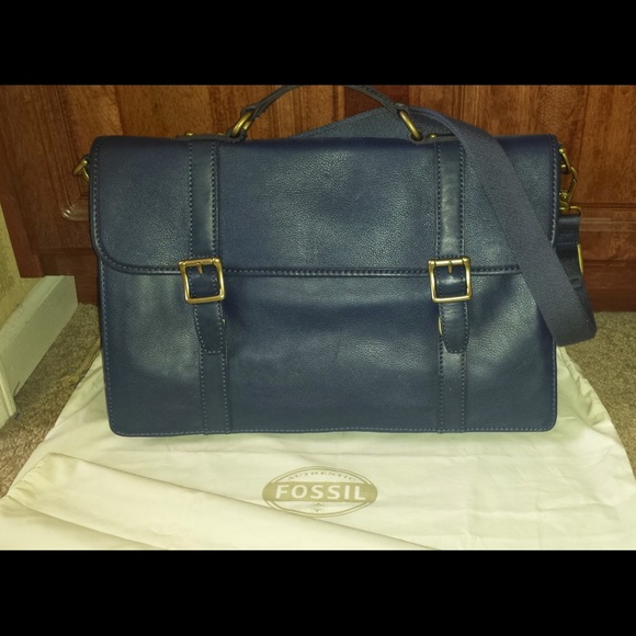 Fossil Leather Crossbody Bag