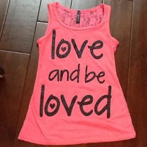 Full Tilt hot pink tank