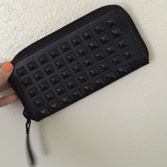 Studded hurley wallet