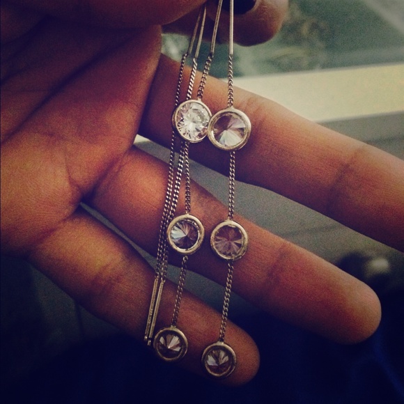 Silver earrings