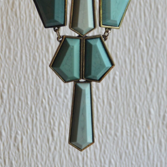 Turquoise statement necklace. - Picture 4 of 4