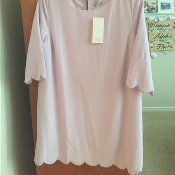 Tobi Scalloped Dress