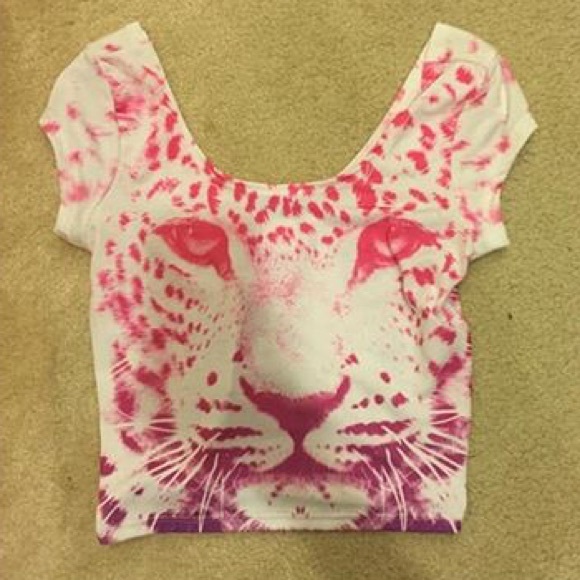 Pac Sun Lion Crop Top Size S