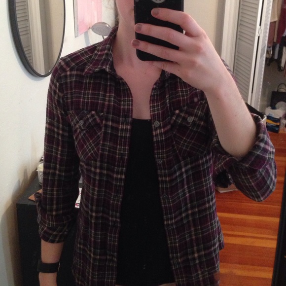 Plaid button down - Picture 2 of 2