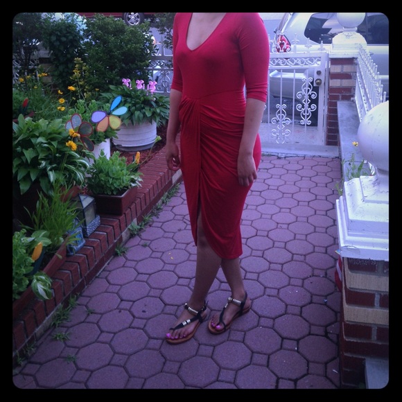 Red dress