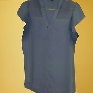 Express blue summer work top