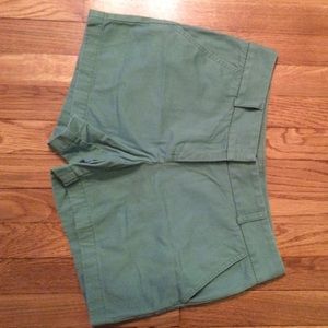 J. Crew Green City Fit Shorts