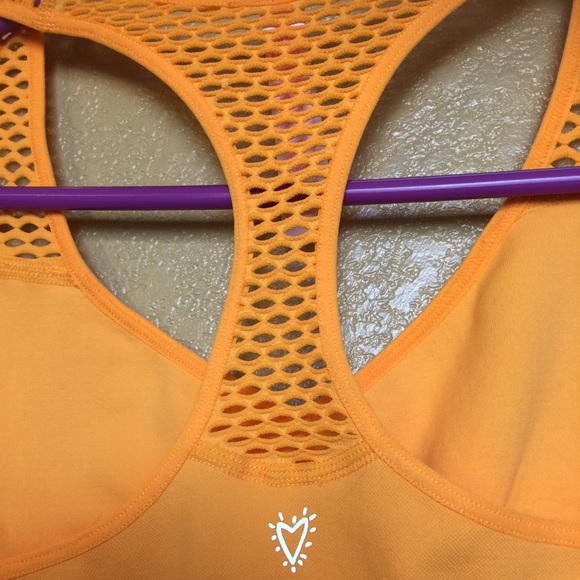 ✋🏻sold✋🏻  Betsy Johnson orange sports bra - Picture 4 of 4