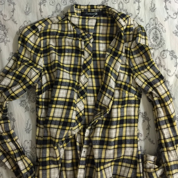Fitted plaid tricolor shirt - Picture 1 of 2
