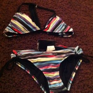 Hurley multi color bikini
