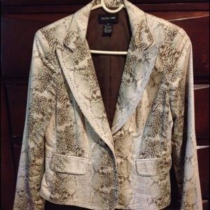 Snake print jacket