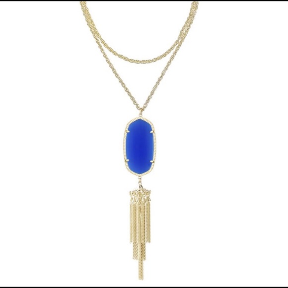 ISO Kendra Scott Rayne necklace in cobalt.