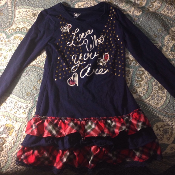 Justice once piece long sleeved dress