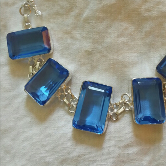 Blue CZ Bracelet - Picture 3 of 3