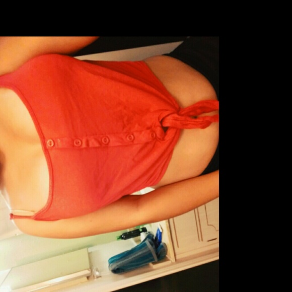 Coral crop top - Picture 1 of 1