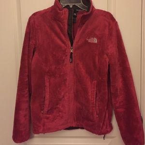North Face Pink Osito Fuzzy Jacket