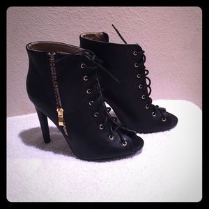 Black and Gold heels