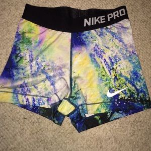 Nike Pro spandex shorts