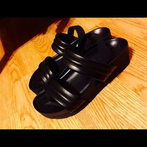 Asos black sandals