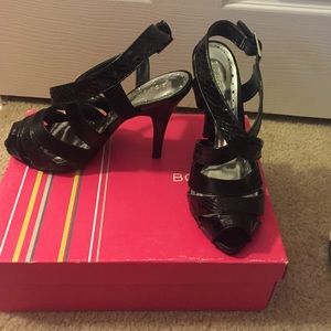 BCBG Strappy heels