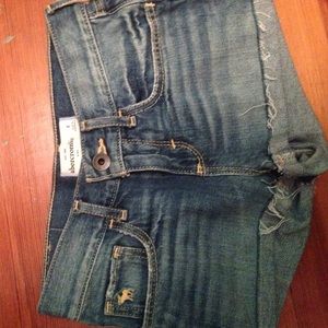 Abercrombie kids low rise Jean shorts