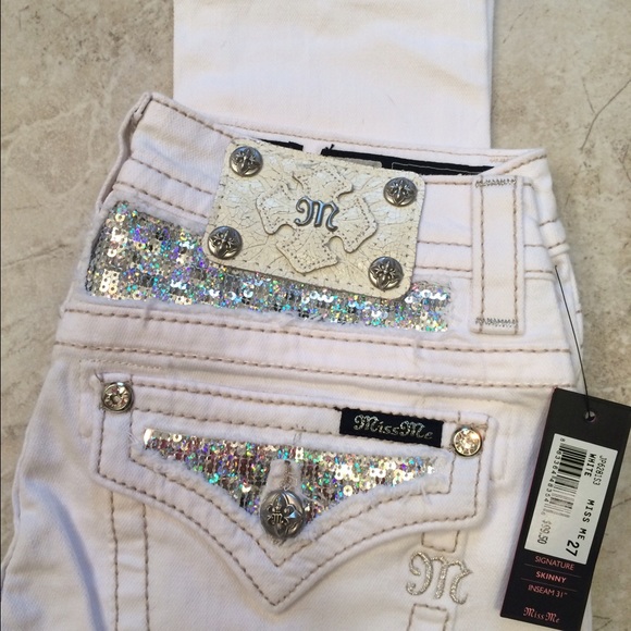 Miss Me Denim - Miss Me brand new sequin skinny jeans size 27