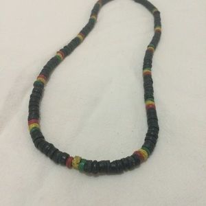 Rasta beaded necklace